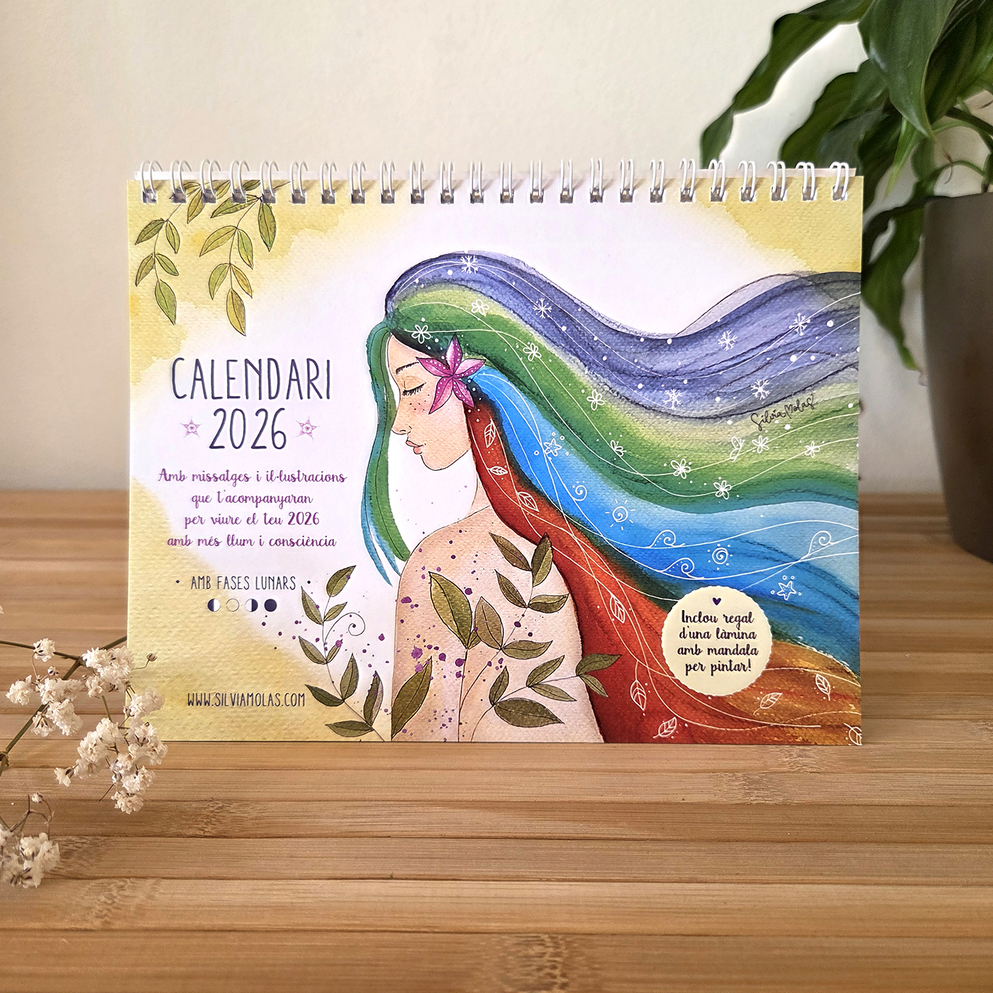 Calendari conscient de taula 2026, idioma català