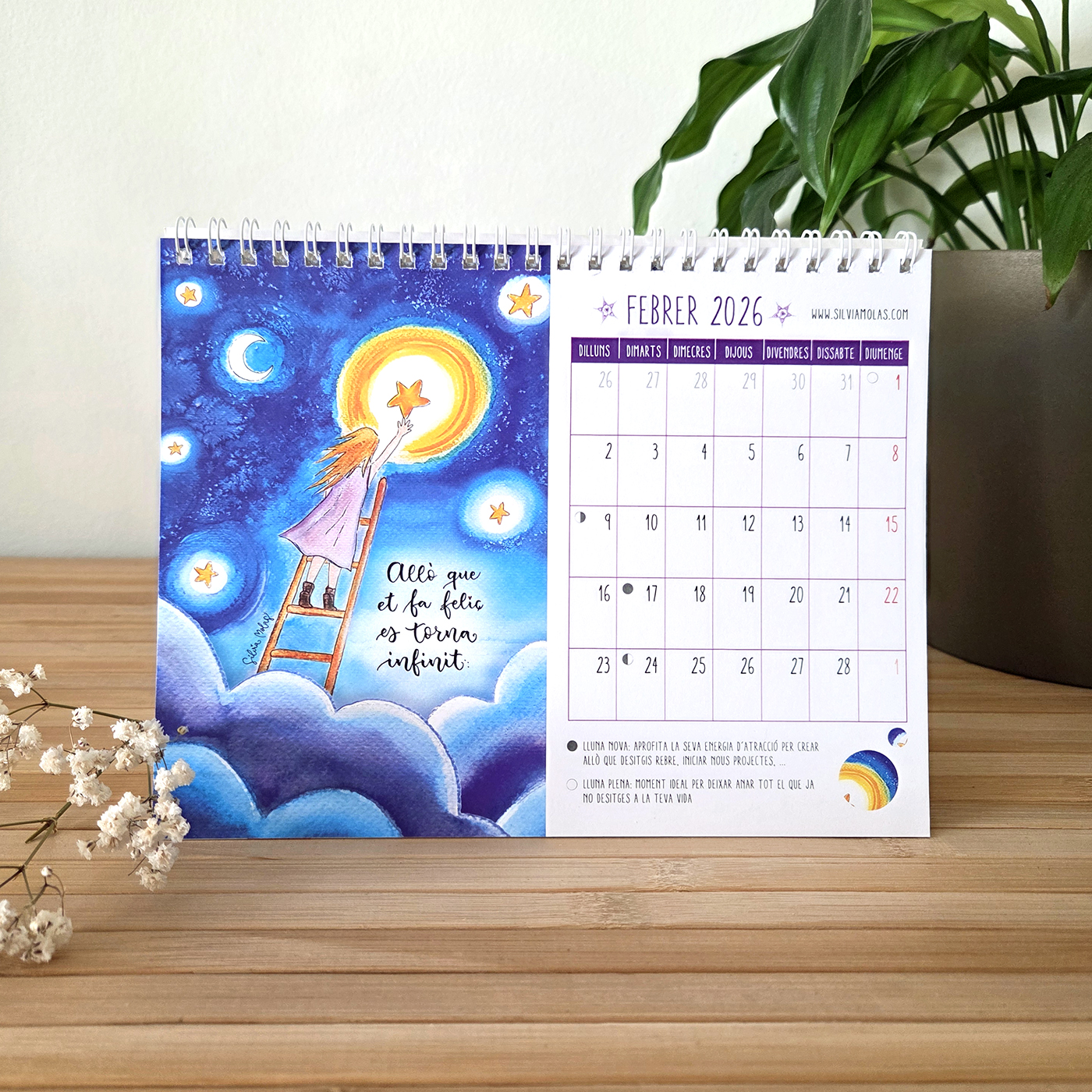 03_CalTaula26_Febrer_CAT Calendari conscient de taula 2026, idioma català