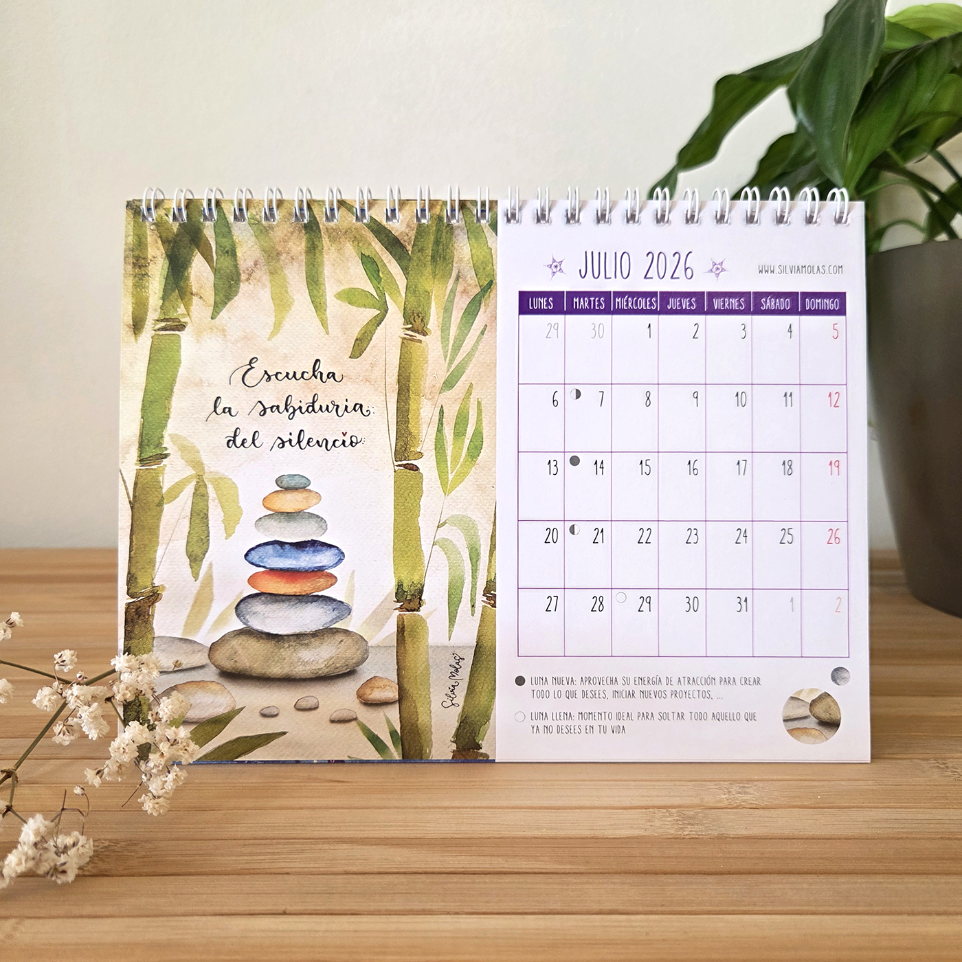 06_CalTaula_Julio_ESP Calendari conscient de taula 2026, idioma castellà