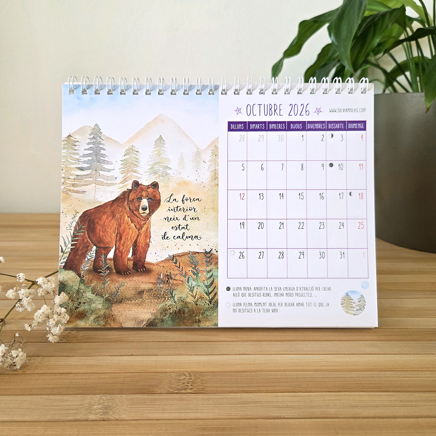 08_CalTaula26_Oct_CAT Calendari conscient de taula 2026, idioma català