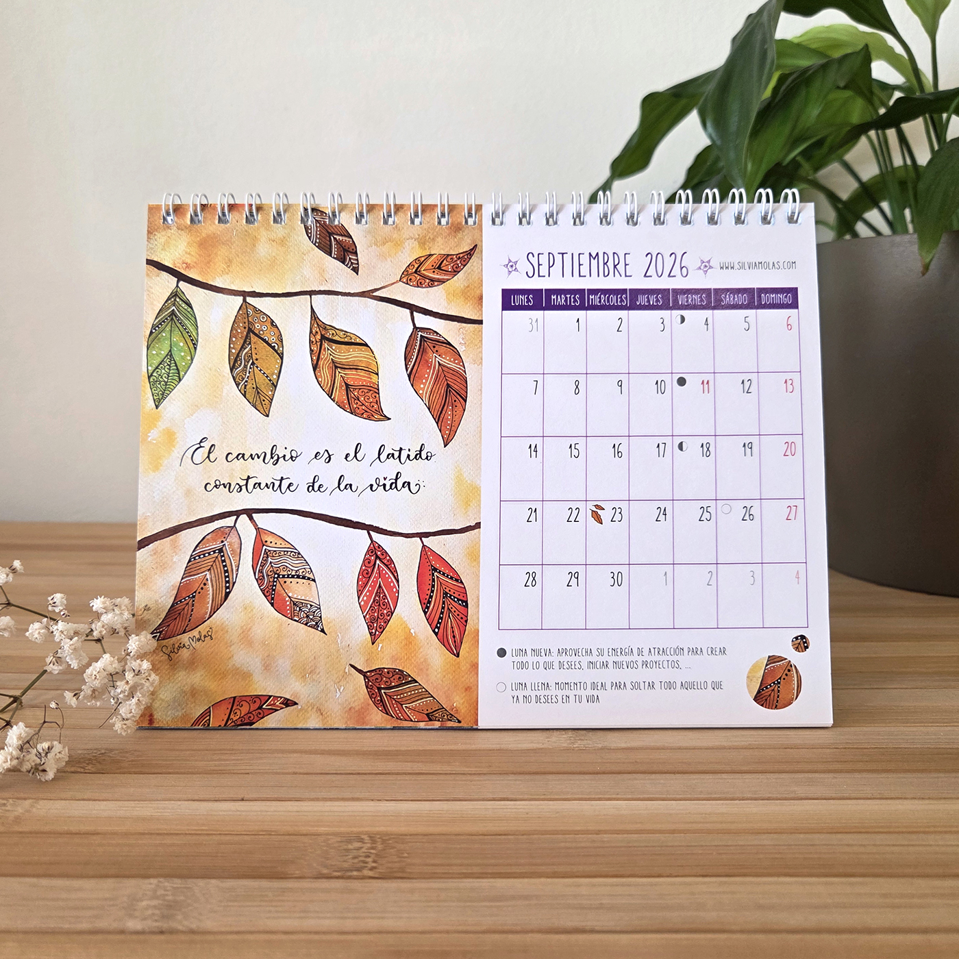 08_CalTaula_Sept_ESP Calendari conscient de taula 2026, idioma castellà