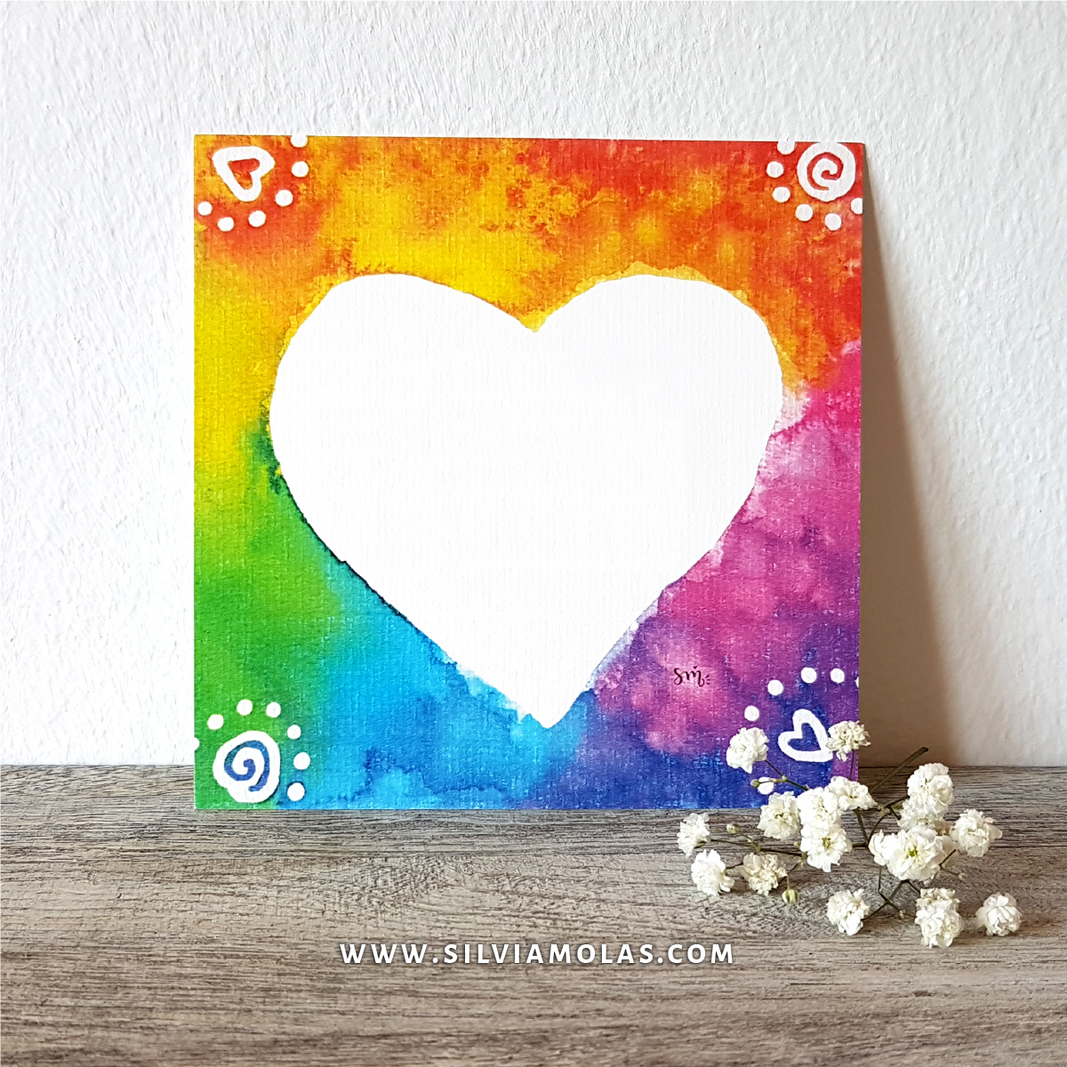 Làmina 14x14 “Fons 10_Cor de colors”