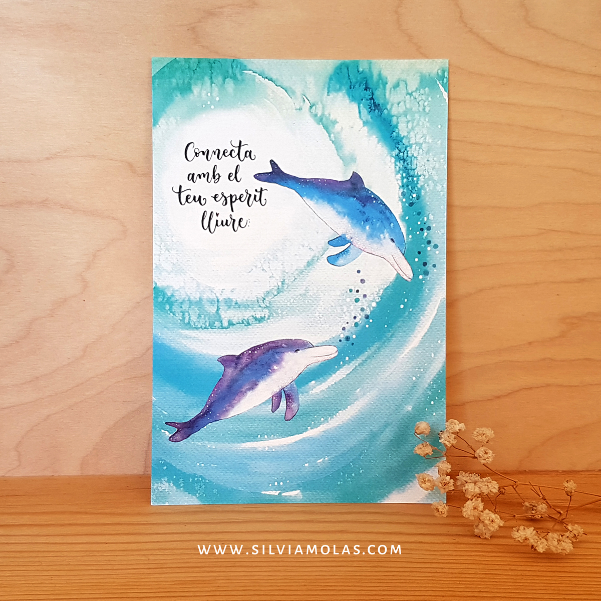 Làmina 10x15 “Connecta amb el teu esperit lliure”