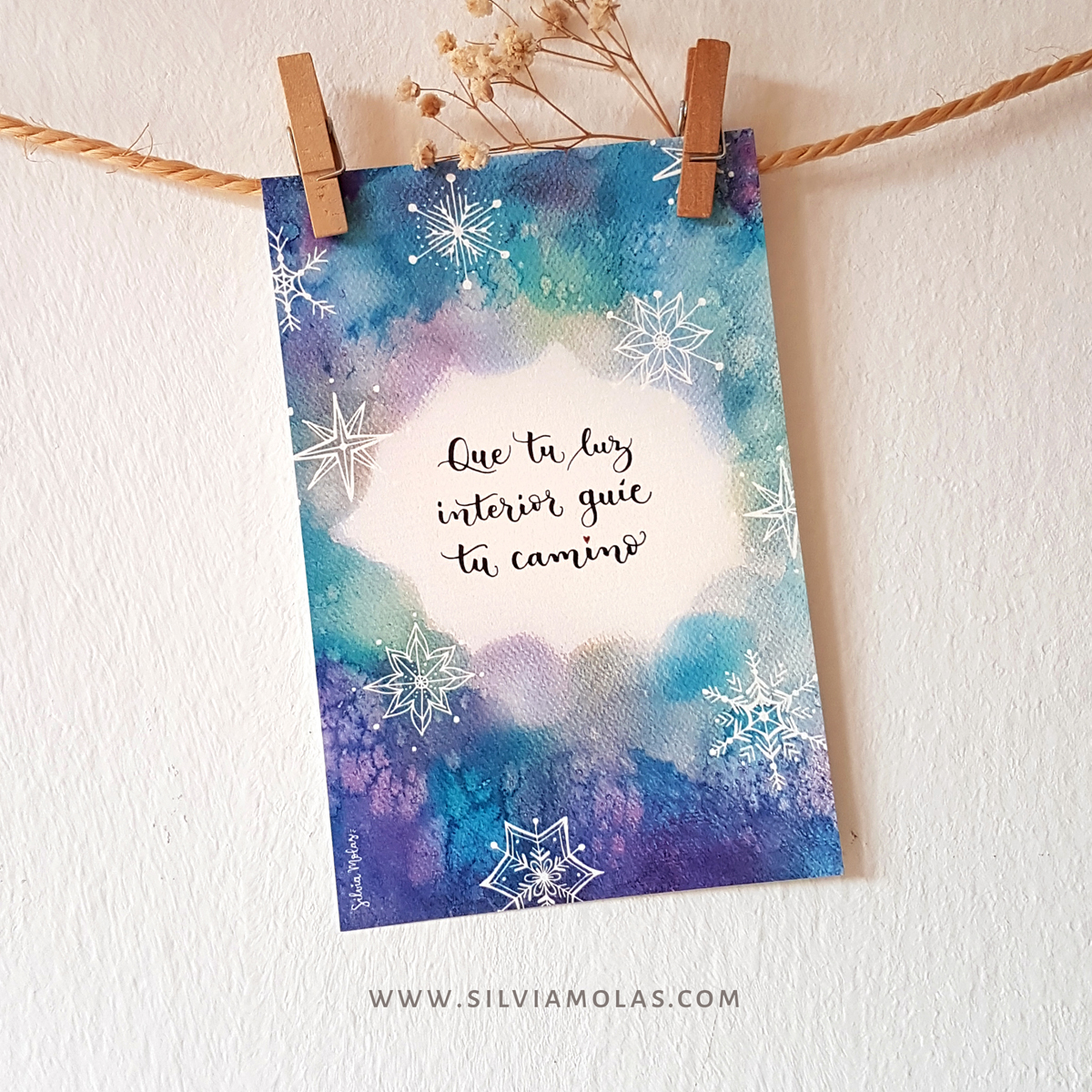 Lam10x15_QueLaTevaLlumIntGuii_CAT-DESTACADA Lámina 10x15 cm “Que tu luz interior guíe tu camino”