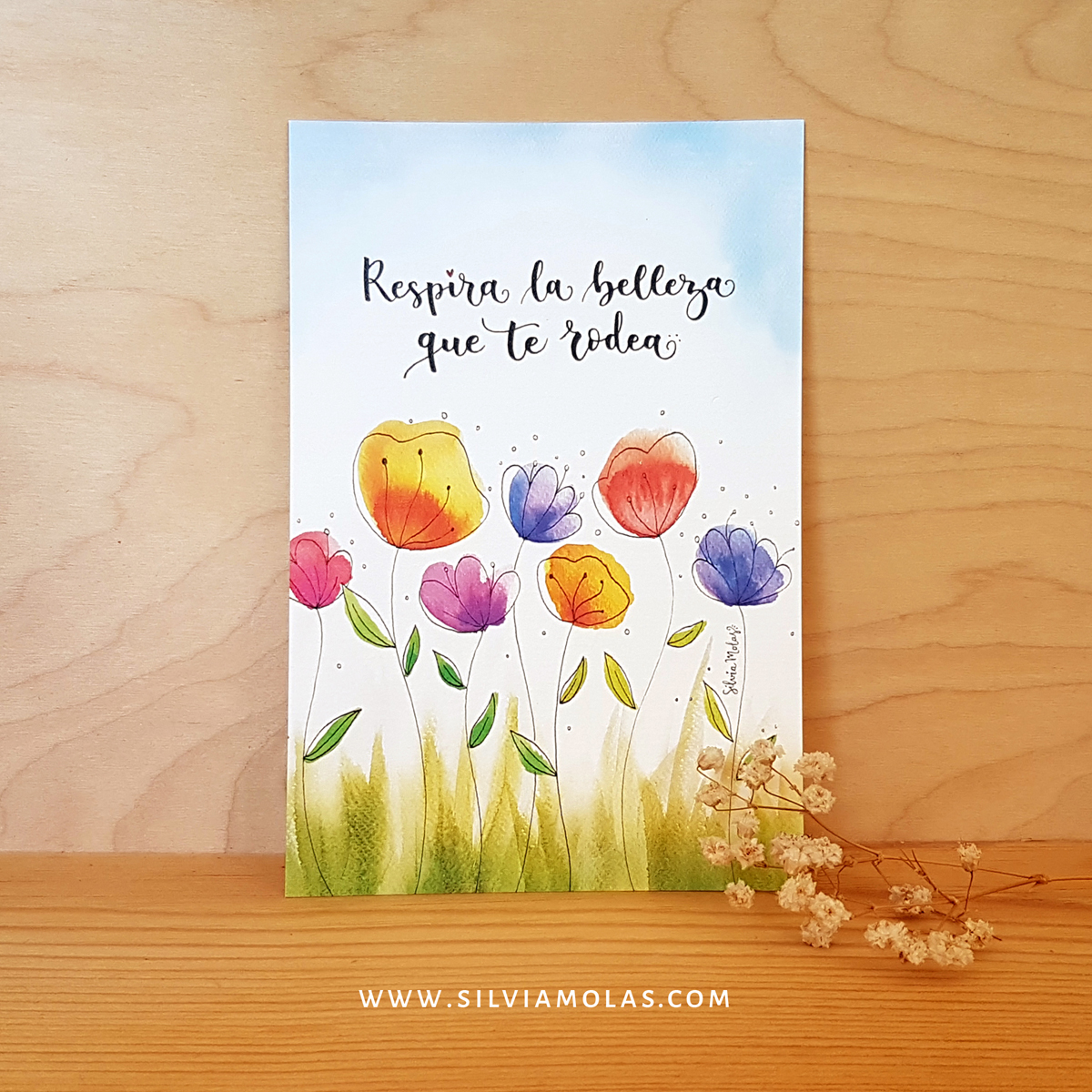 Lam10x15_RespiraLaBellesaQueTenv_CAT-DESTACADA Lámina 10x15 cm “Respira la belleza que te rodea”