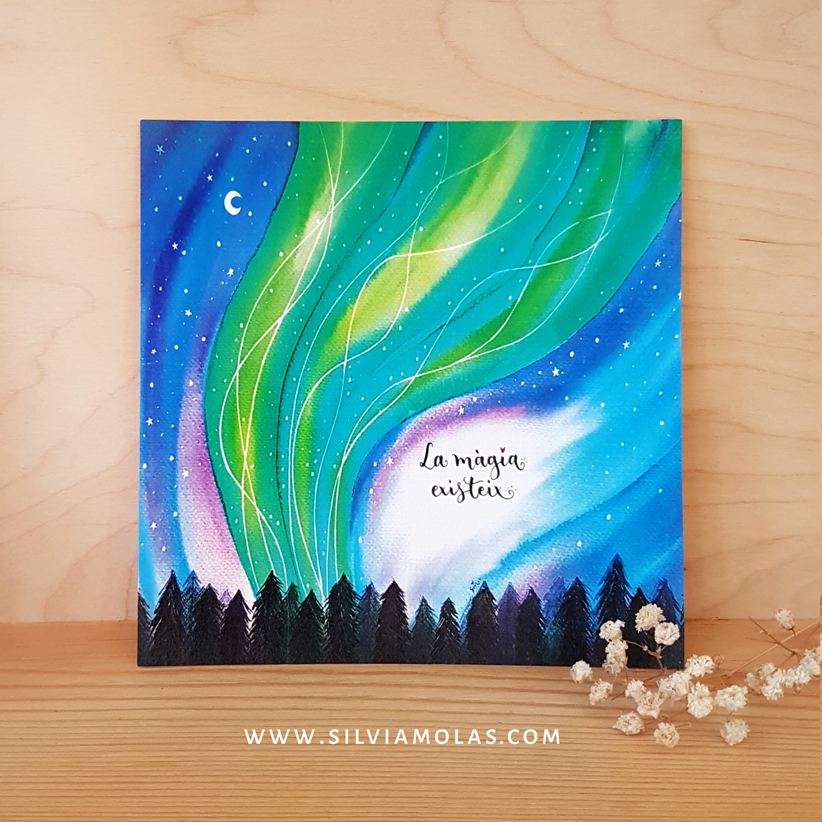 Làmina 14x14 “La màgia existeix”