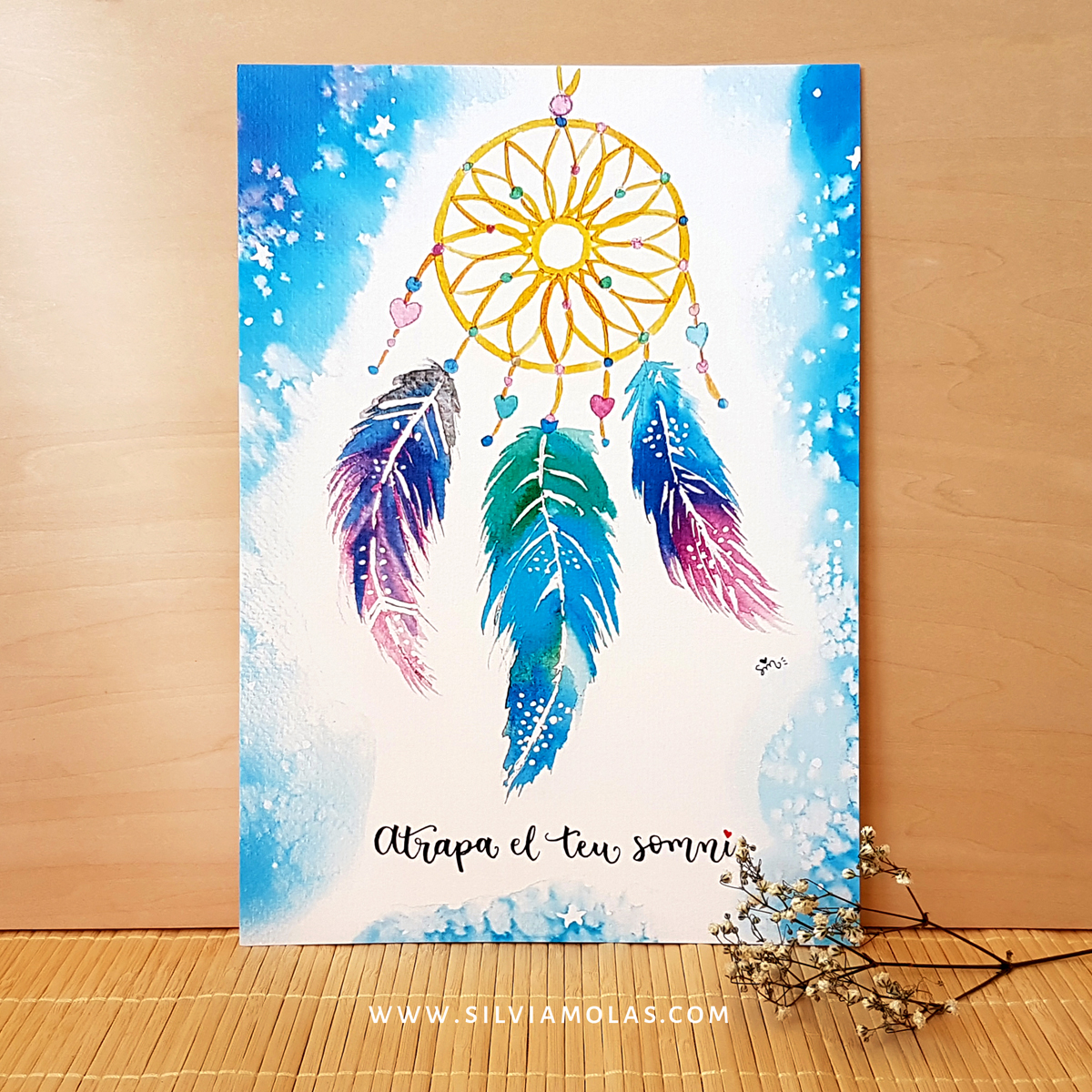 Làmina A4 “Atrapa el teu somni”