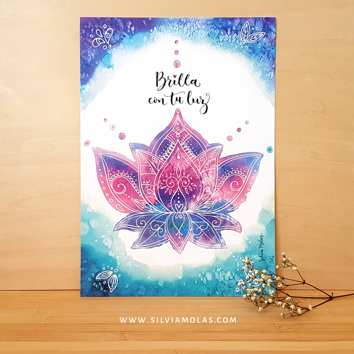 Lámina A4 “Brilla con tu luz”