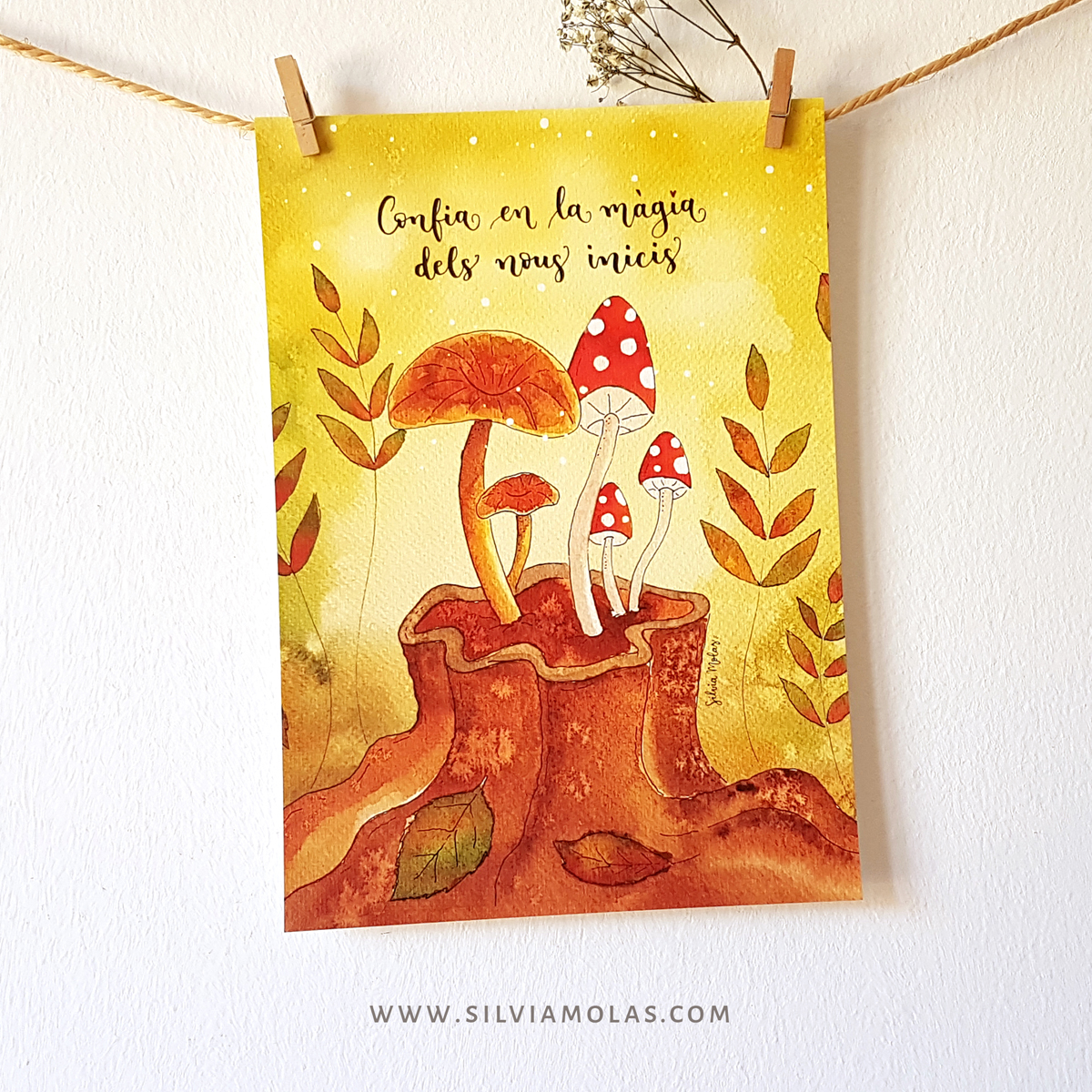 Làmina A4 “Confia en la màgia dels nous inicis”
