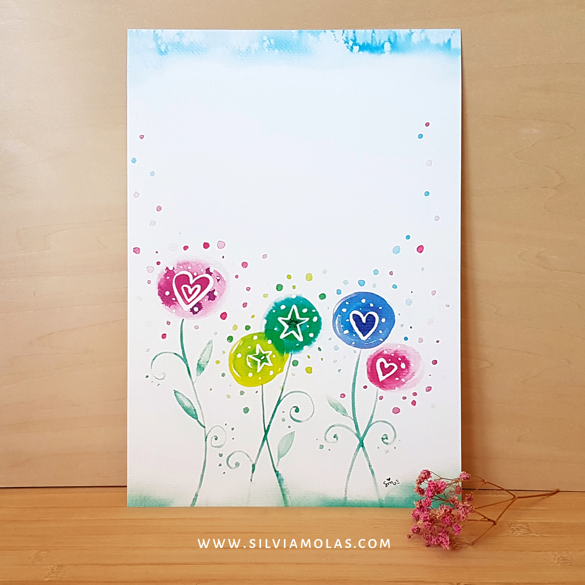 Làmina A4 amb text personalitzat “Fons Llavors”