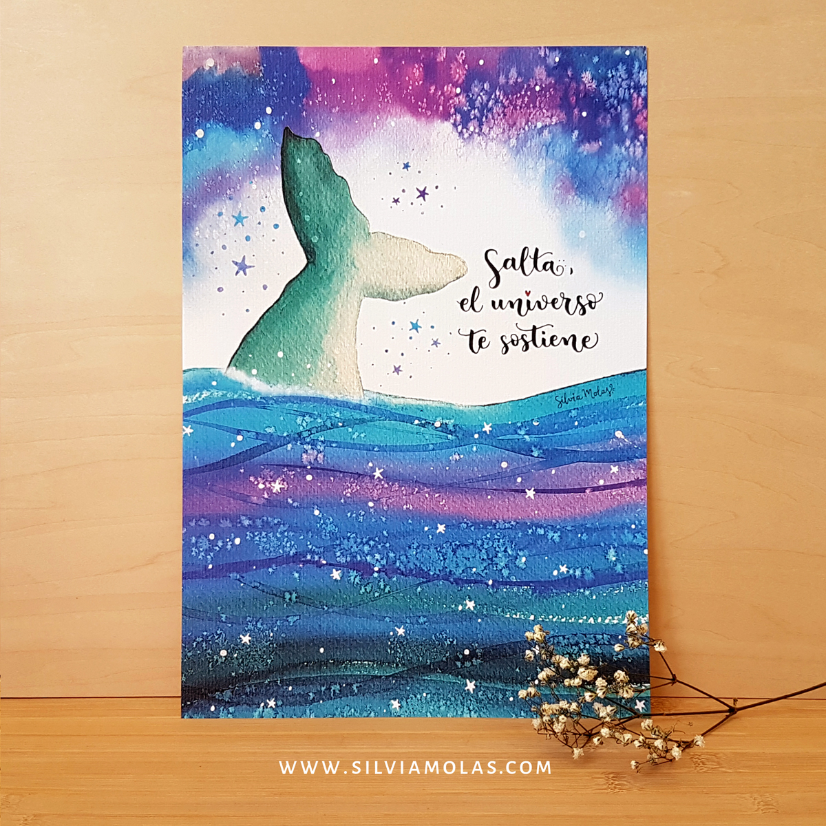 Lámina A4 “Salta, el universo te sostiene”