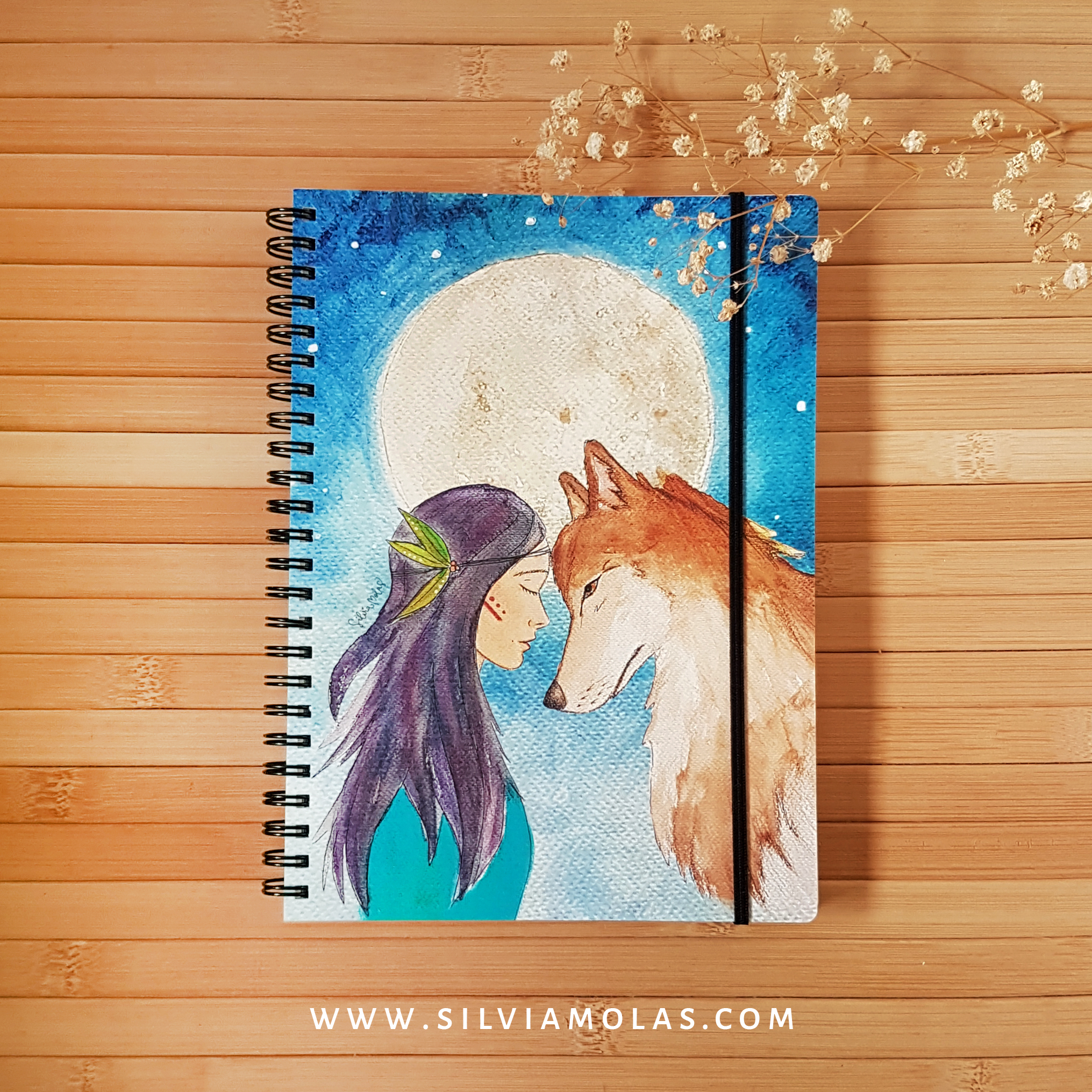 Libreta_A5_DonaLlop_Foto2 Llibreta A5 (15x21 cm) “Dona i llop” La teva intuïció és la teva força.