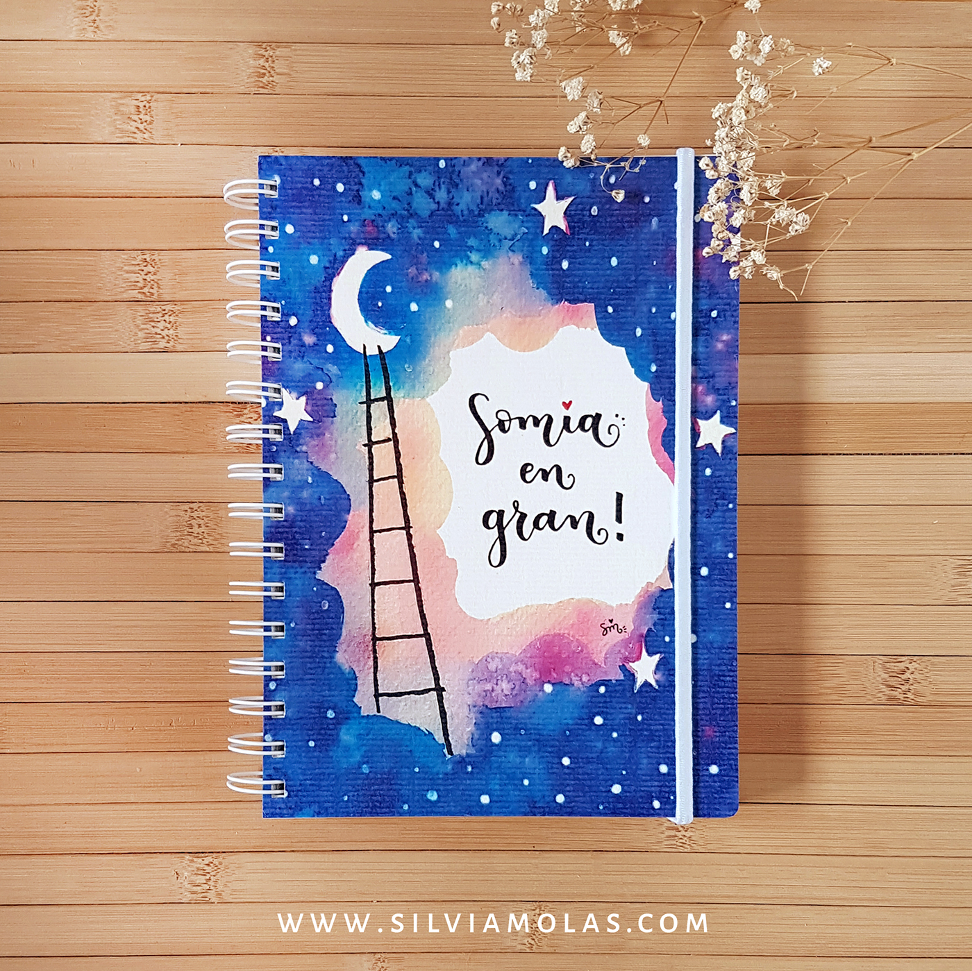 Libreta_A5_SomiaEn_Foto2-TRADUIDA Llibreta A5 (15x21 cm) “Somia en gran”