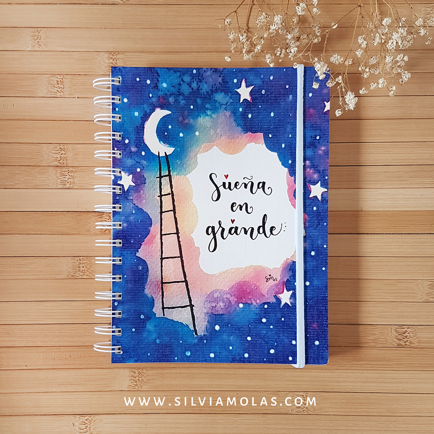 Libreta_A5_SomiaEn_Foto2-TRADUIDA Libreta A5 (15x21 cm) “Sueña en grande”