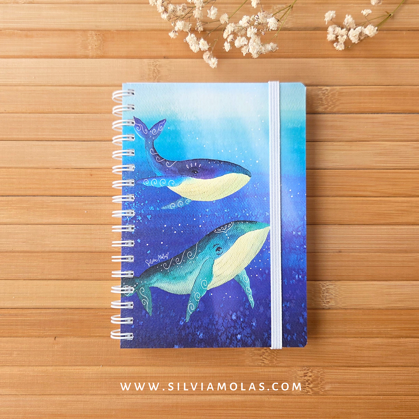 Libreta_A6_Balenes_Foto2 Llibreta 10x15 cm “Balenes” La intuïció coneix el camí.