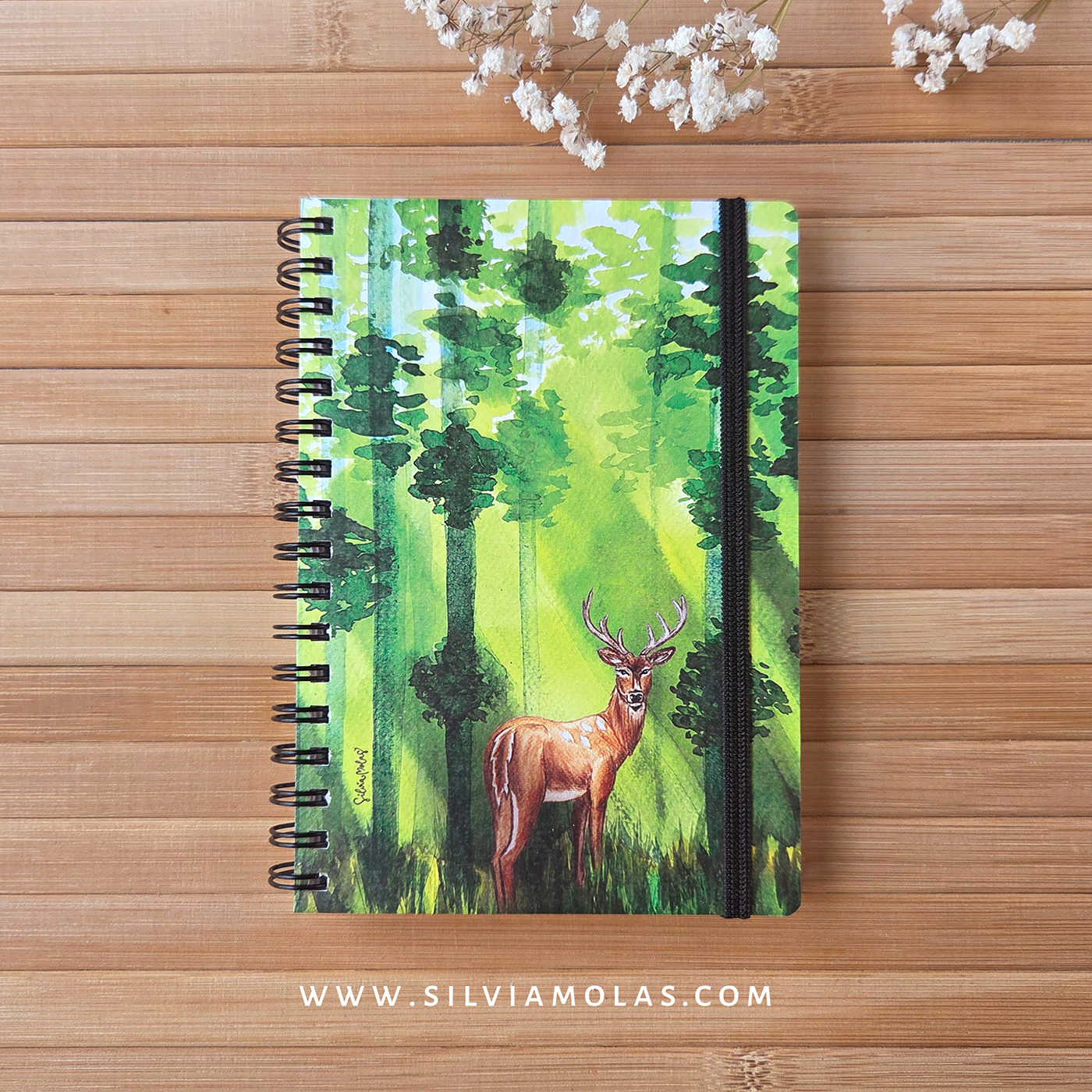 Libreta_A6_Cervol_Foto2 Llibreta 10x15 cm “Cèrvol” La natura és la mestra sàvia i silenciosa de la vida.