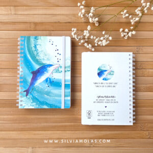 Llibreta 10x15 cm “Dofí”
Connecta amb el teu esperit lliure.
