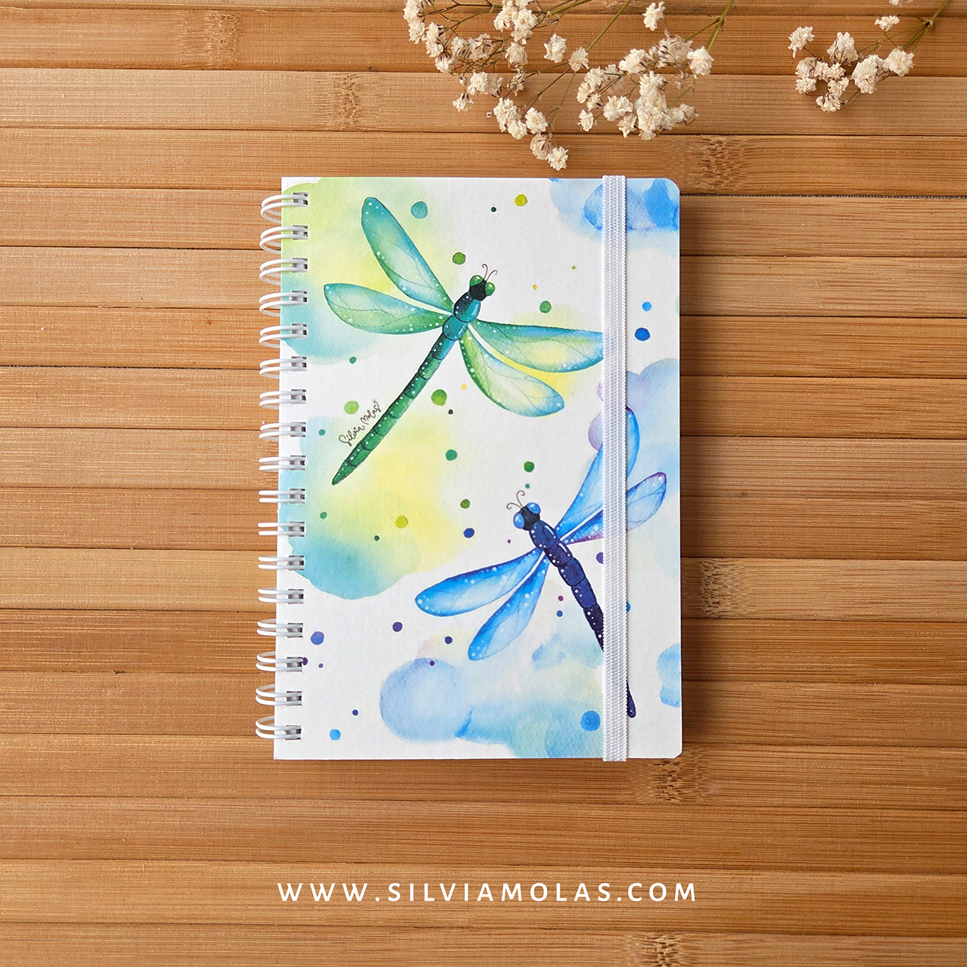 Libreta_A6_Libelules_Foto2 Llibreta 10x15 cm “Libèl·lules” La meva llum em guía cap a nous horitzons.