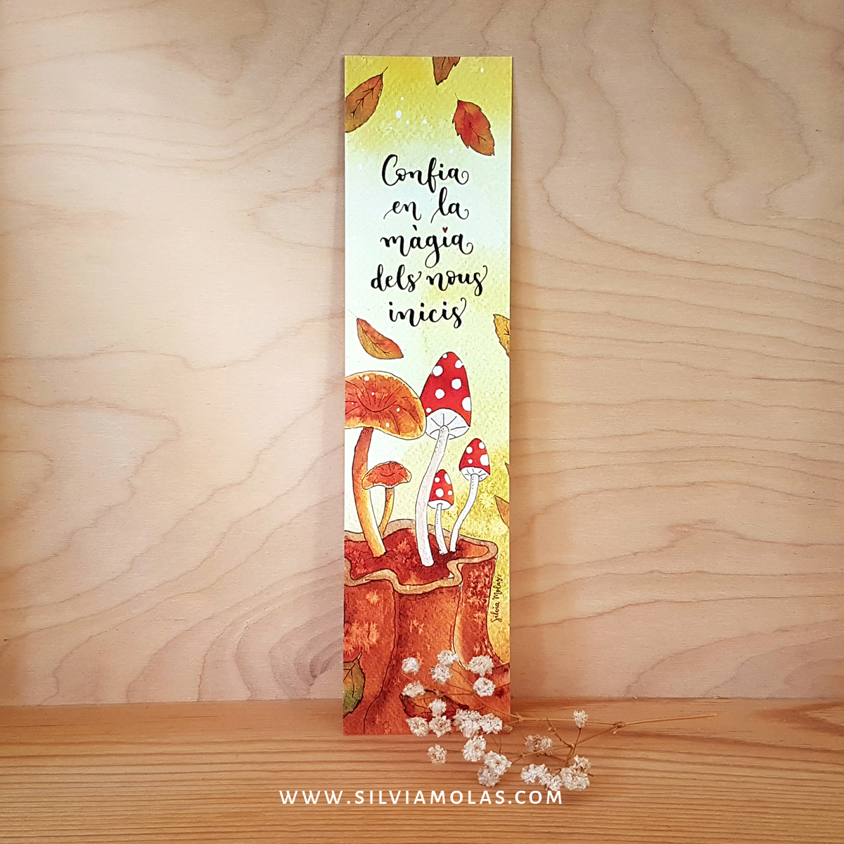 Punt de llibre “Confia en la màgia dels nous inicis”