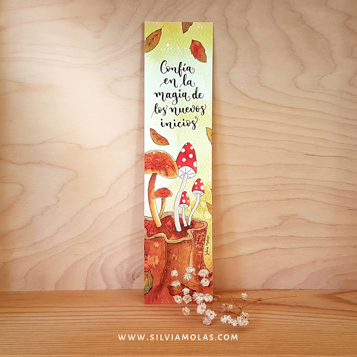 Punto de libro “Confía en la magia de los nuevos inicios”