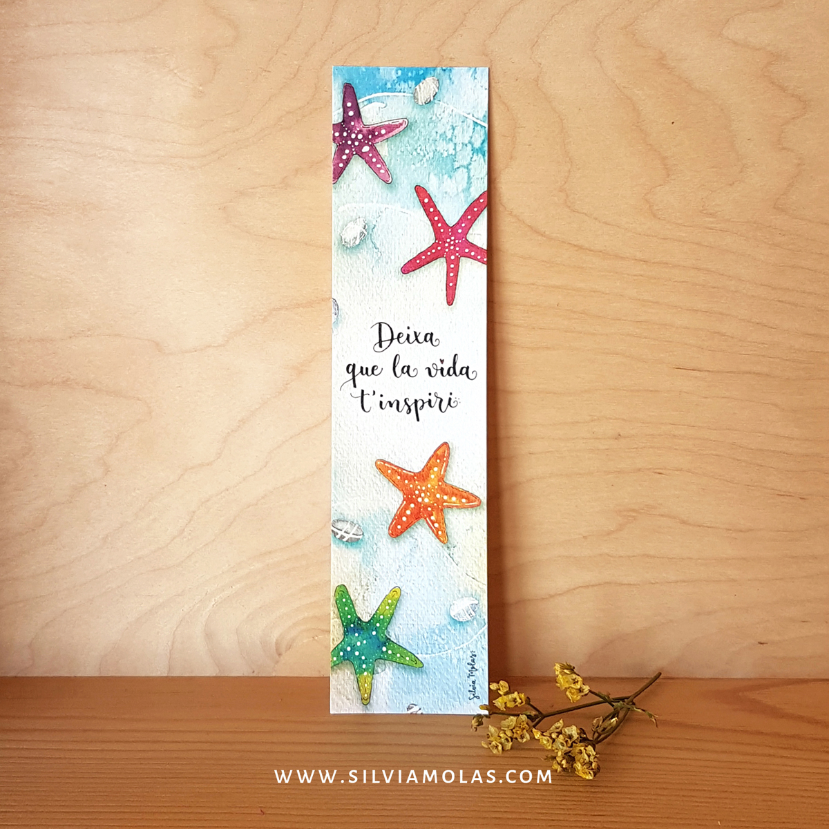 Punt de llibre “Deixa que la vida t’inspiri”