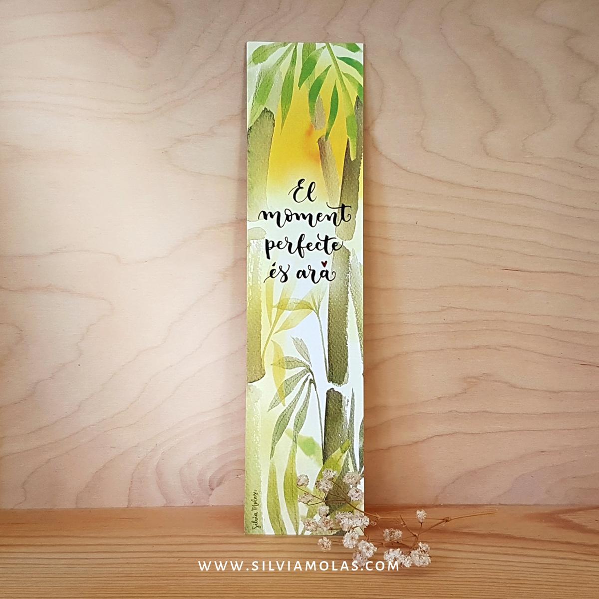 Punt de llibre “El moment perfecte és ara”