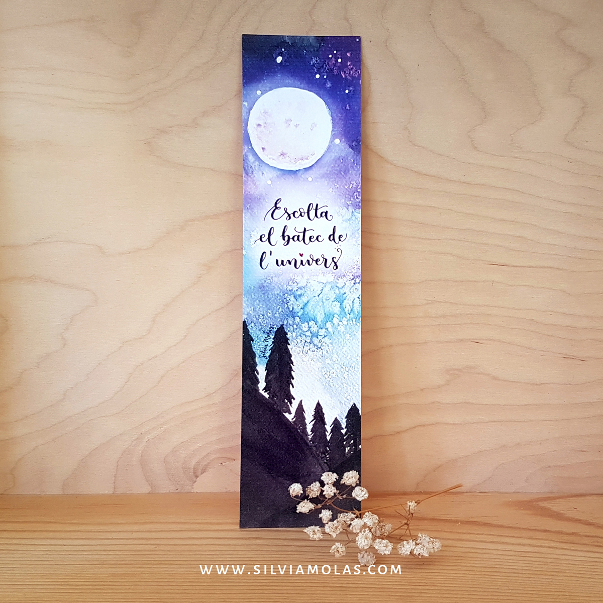 Punt de llibre “Escolta el batec de l’univers”