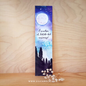 Punto de libro “Escucha el latido del universo”