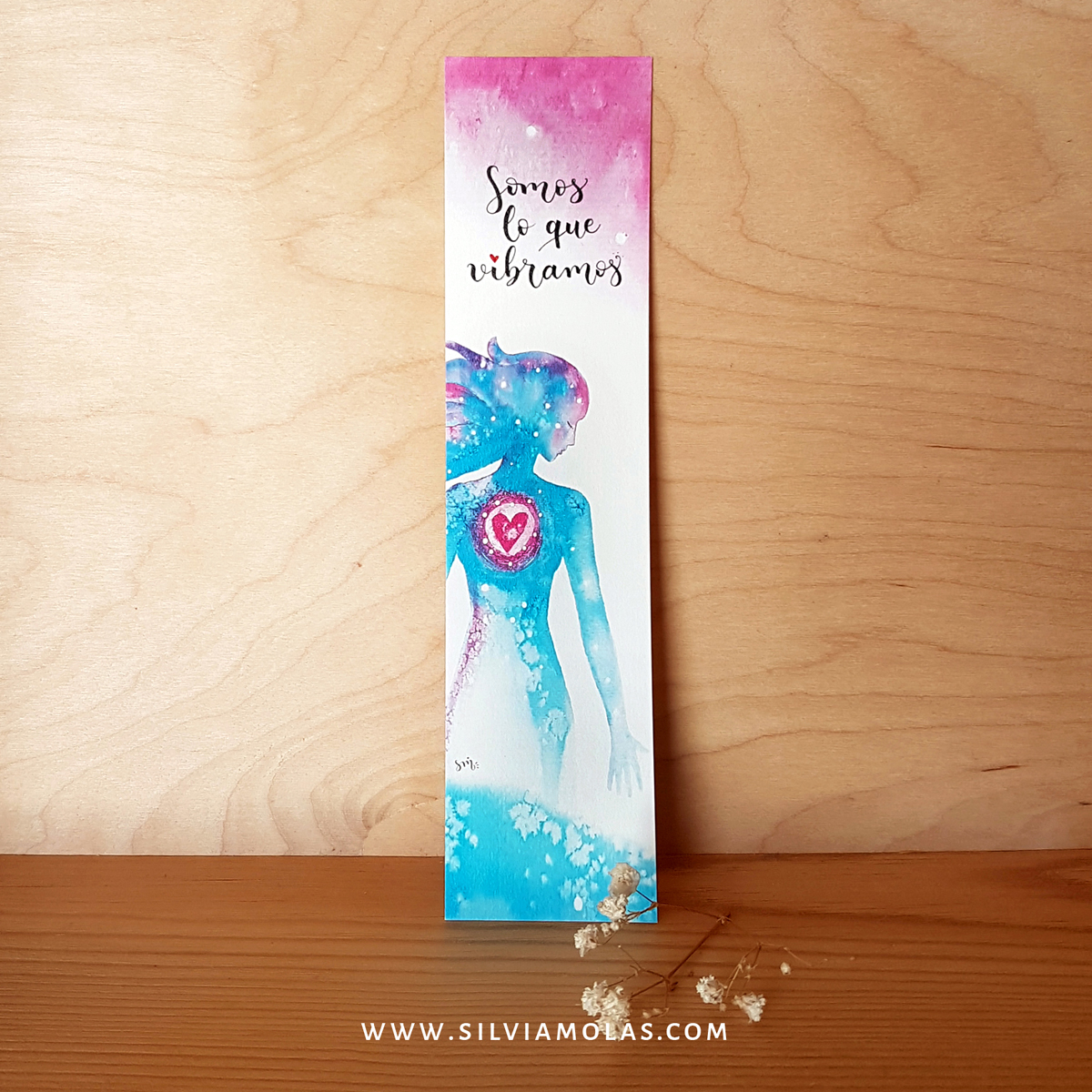 Punto de libro “Somos lo que vibramos”