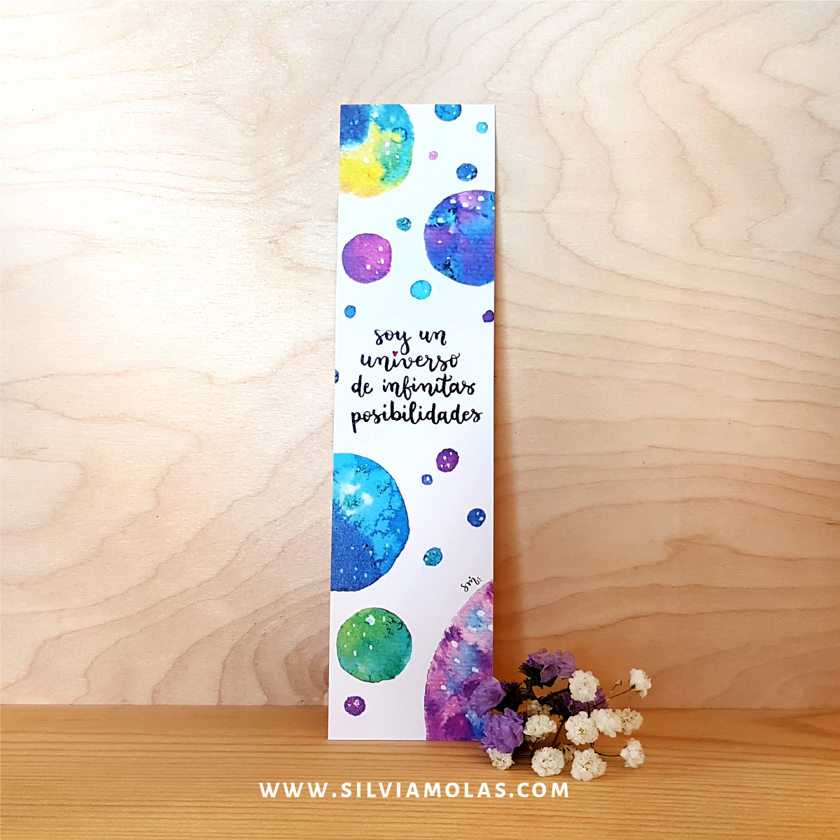 Punto de libro “Soy un universo de infinitas posibilidades”