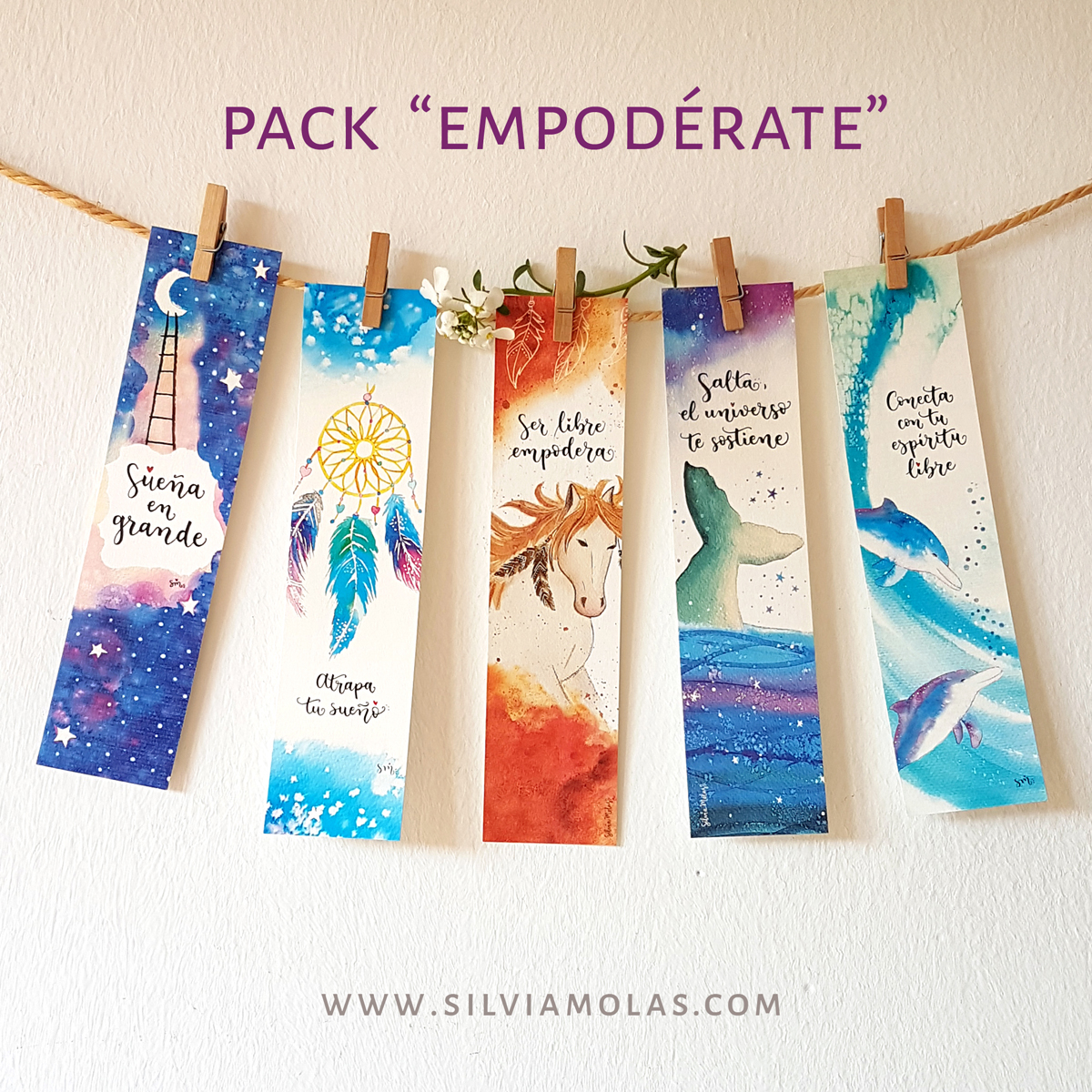 Pack 5 puntos de libro “¡EMPODÉRATE!”