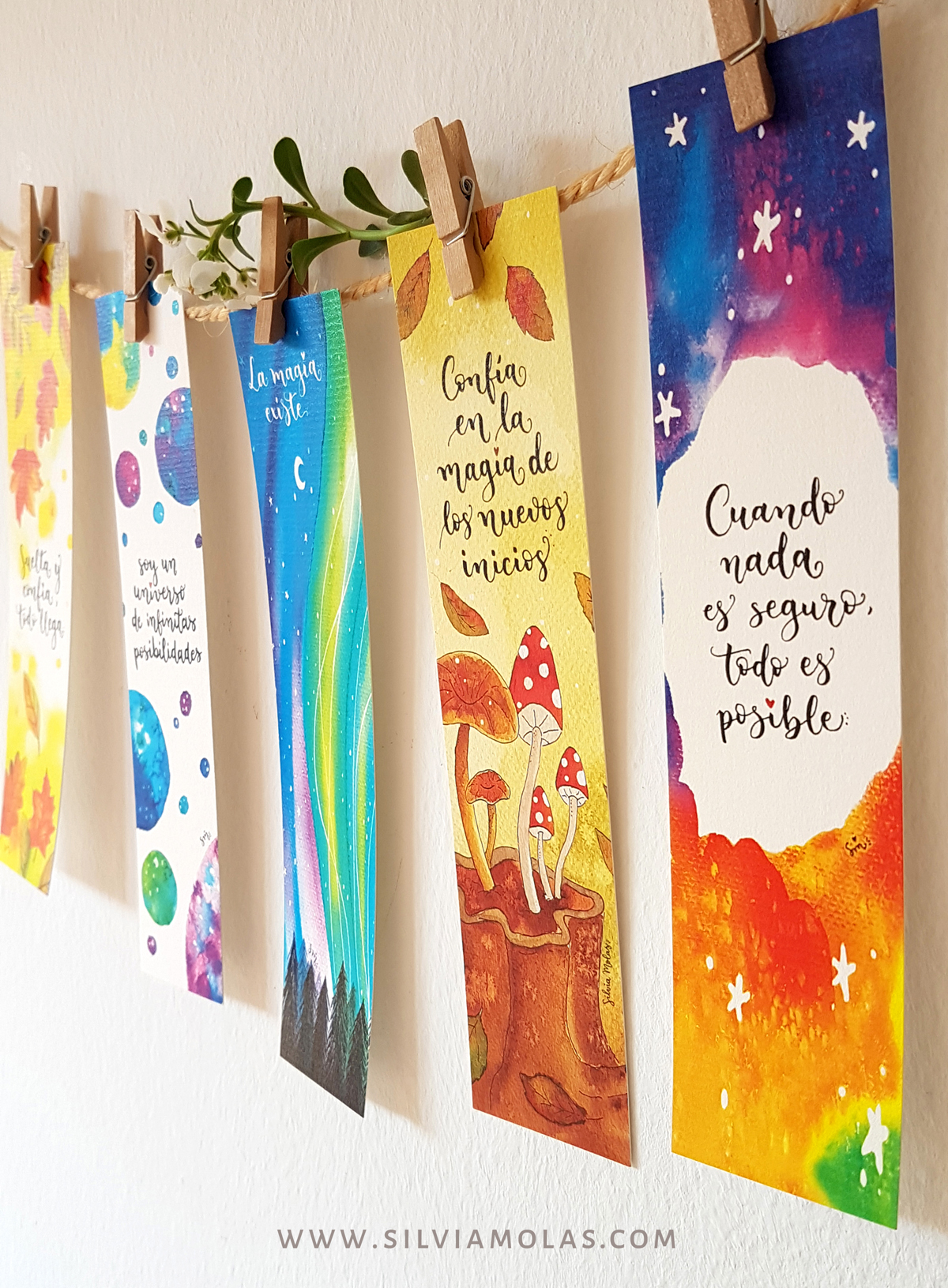 Punts_Pack_MAGIA_CAT_03 Pack 5 puntos de libro “MAGIA”