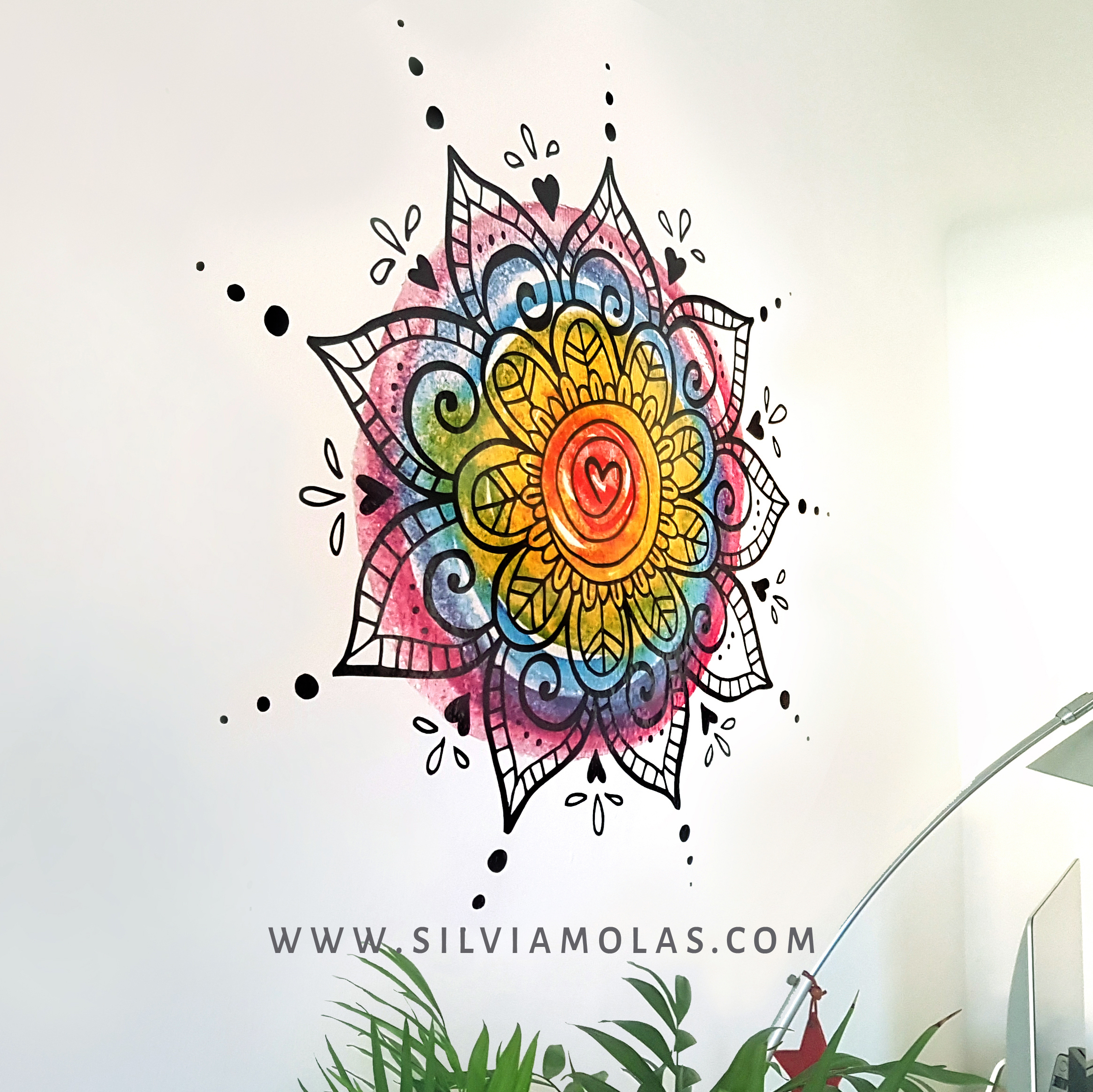 Vinil_Mand_Iris_Foto2 Vinil decoratiu “Mandala Iris”